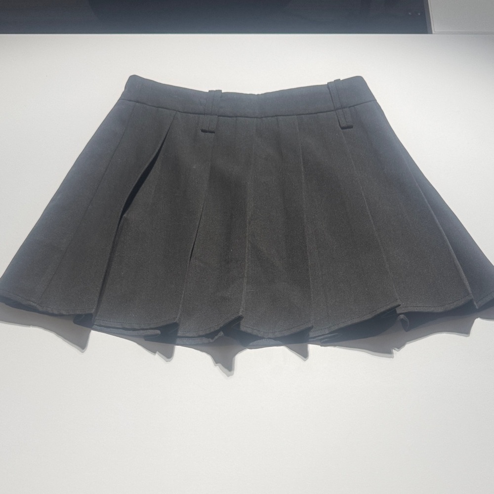 Commense Black Pleated Skirt